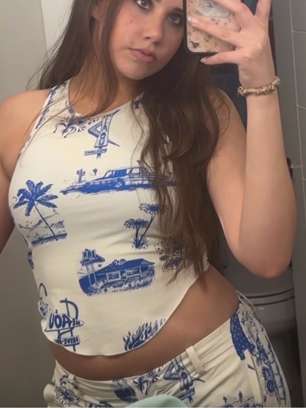 Miaou used jinx tank in cry baby and matching pant
